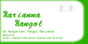 marianna mangol business card